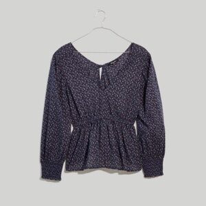 Madewell Peplum Top 2XL NWOT